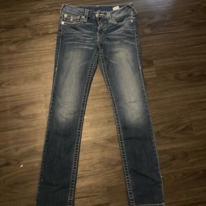 Denim true religion low rise